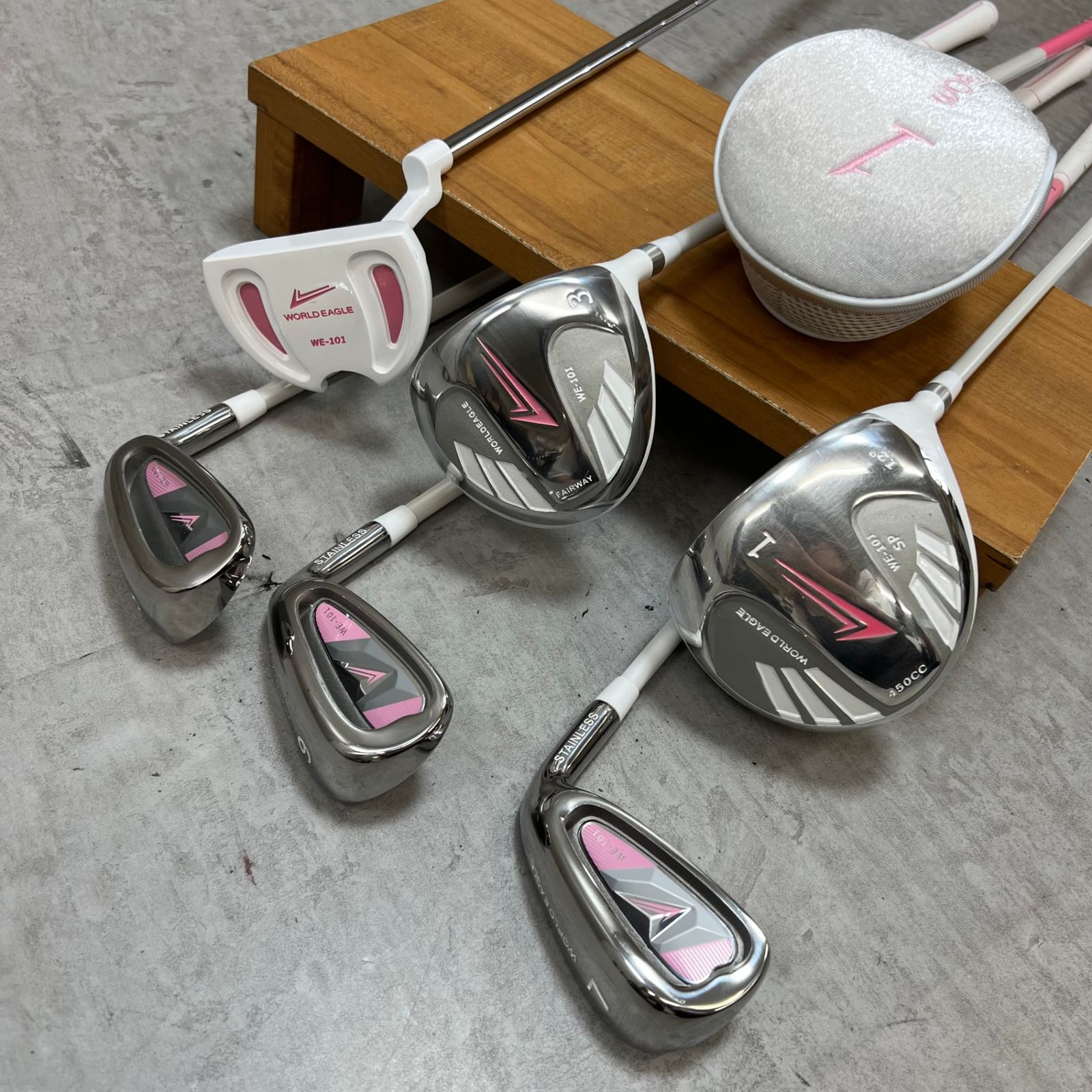 WORLD EAGLE ワールドイーグル WE-101 レディースゴルフ クラブセット 