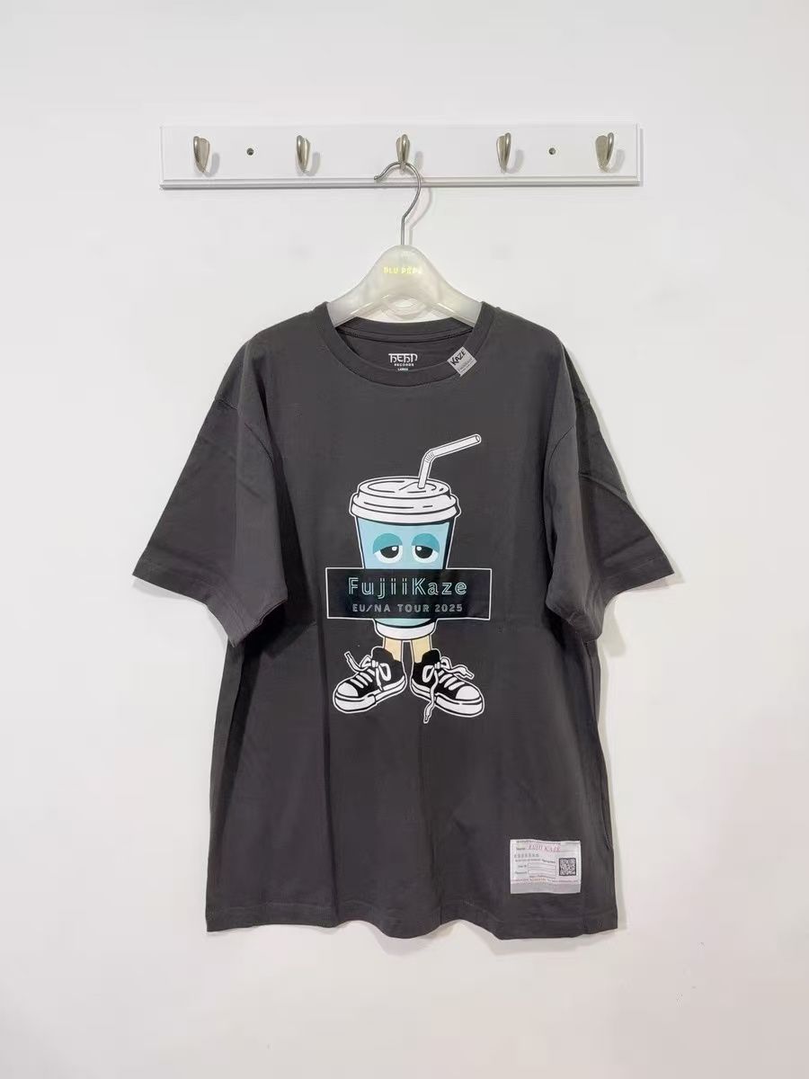 藤井風 EU/NA TOUR 2025 ドリンクTシャツ Lサイズ - メルカリ