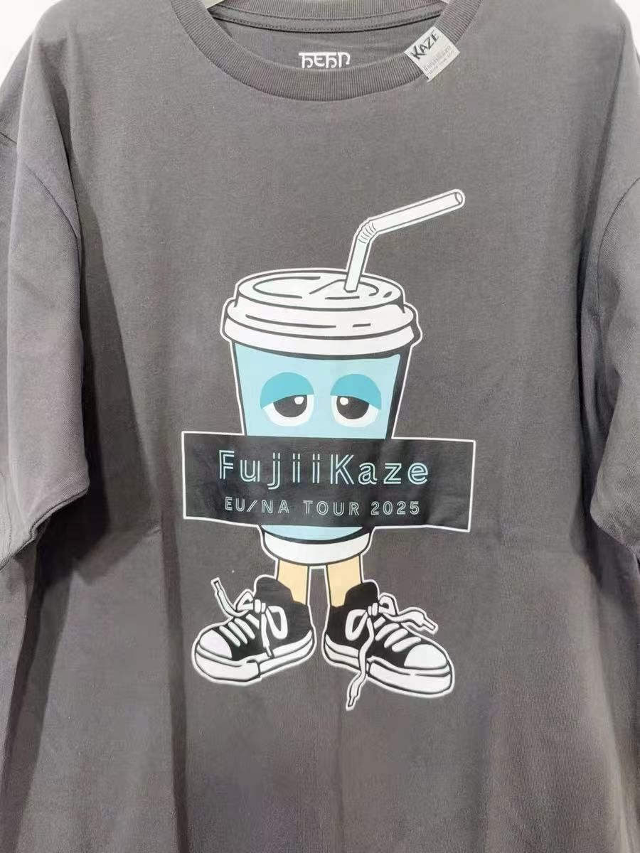 藤井風 EU/NA TOUR 2025 ドリンクTシャツ Lサイズ - メルカリ