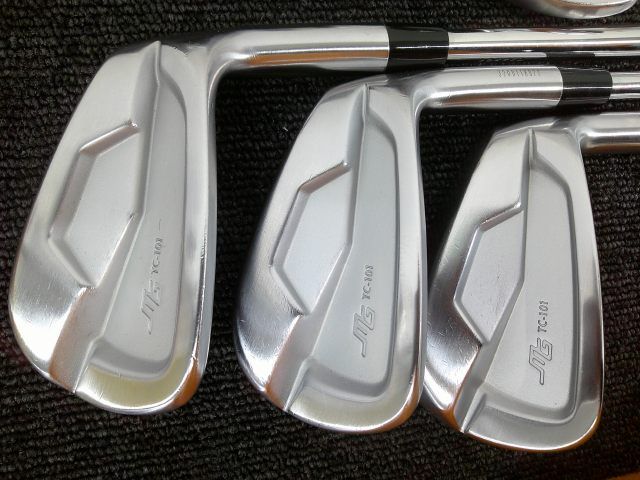 中古 アイアンセット 三浦技研 TC-101/Dynamic Gold 105 スパイン調整