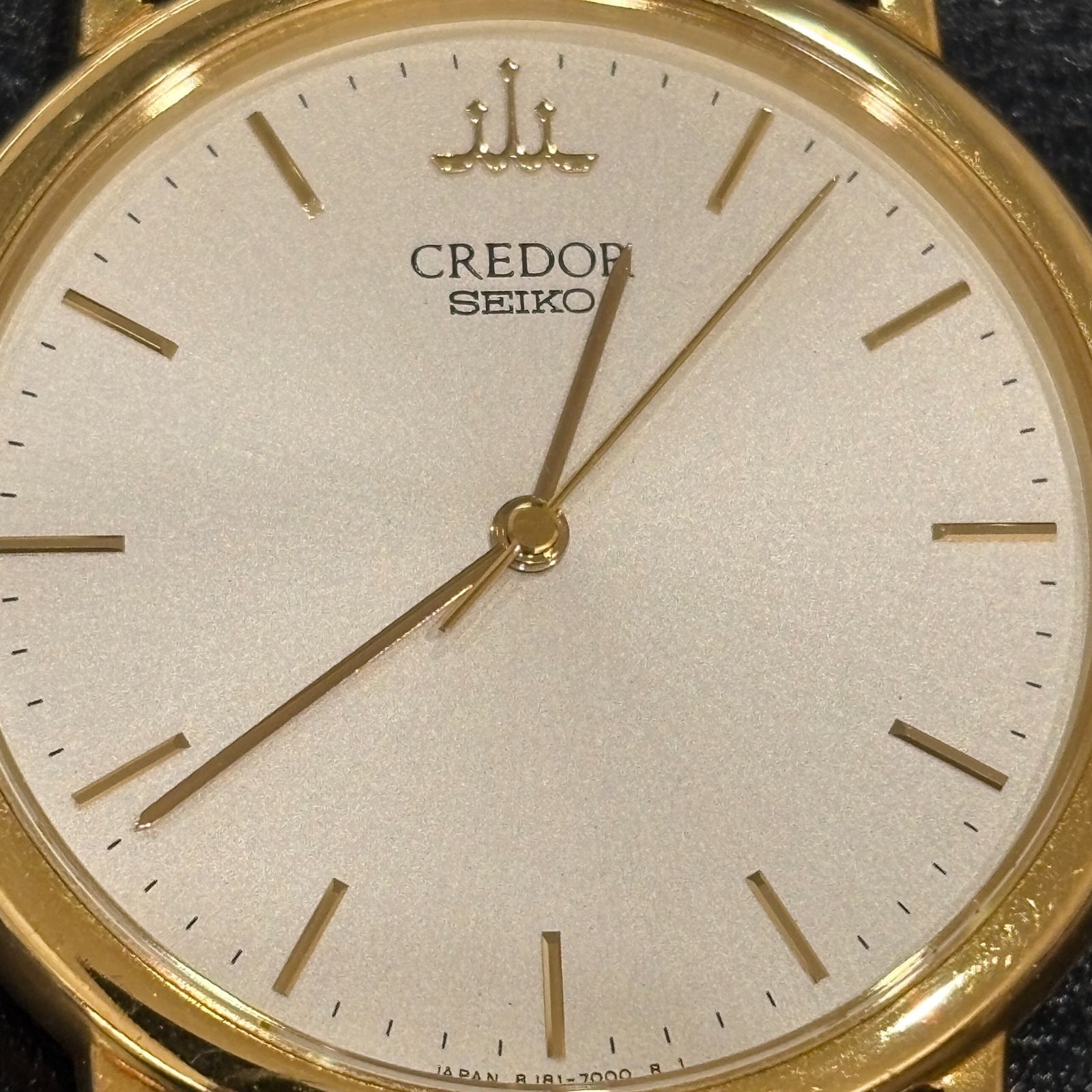 18KT✨ クレドール クォーツ 腕時計 シルバー ゴールド SEIKO ΩNA6251 希少品! SEIKO CREDOR セイコー クレドール 8J817000 18KT K18