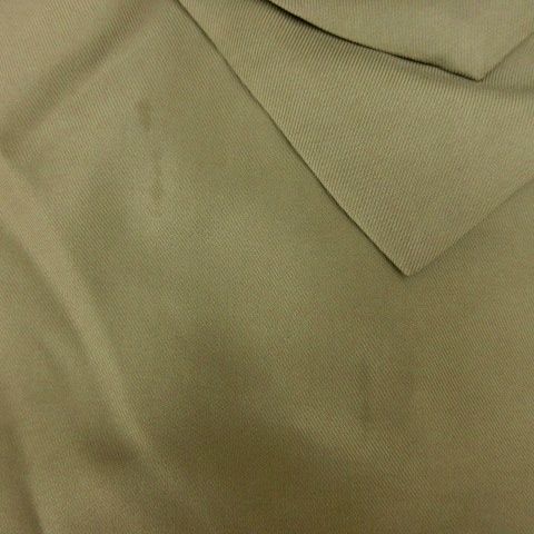 トーガ プルラ TOGA PULLA ワンピース ロング 裾装飾 半袖 36 カーキ