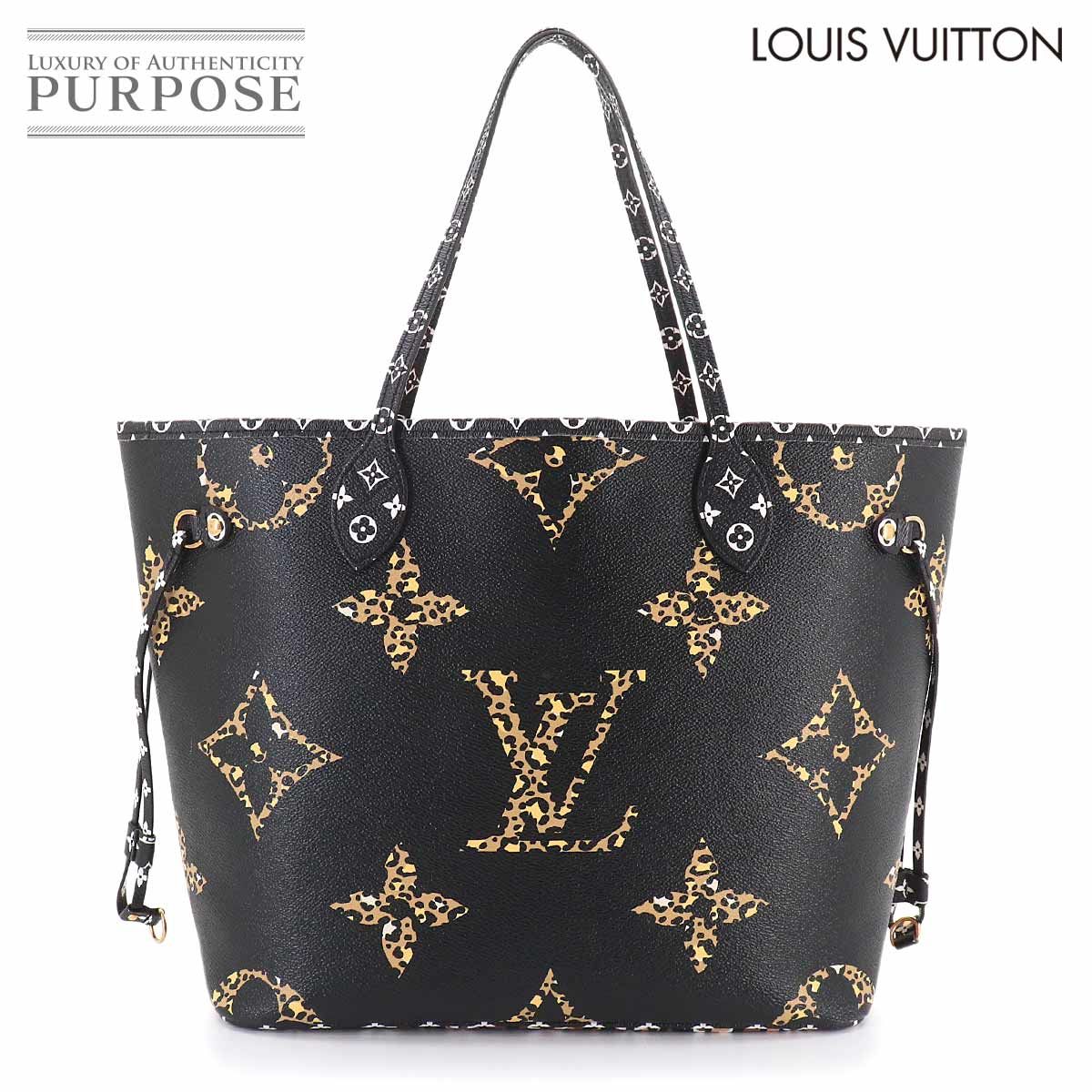 新品同様 ルイ ヴィトン LOUIS VUITTON モノグラム ジャングル ネヴァーフル MM トート バッグ ノワール M44676 90330871