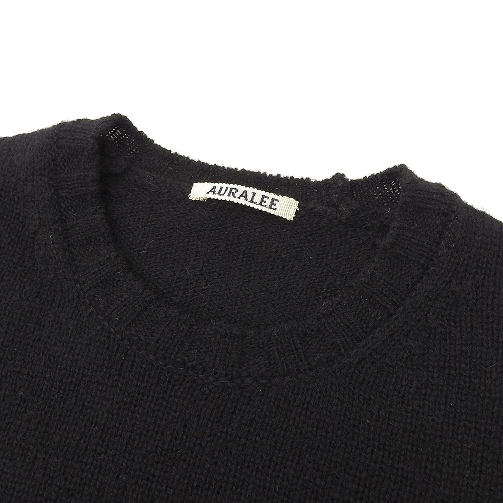 AURALEE オーラリー SHETLAND WOOL CASHMERE ニットTシャツ トップス