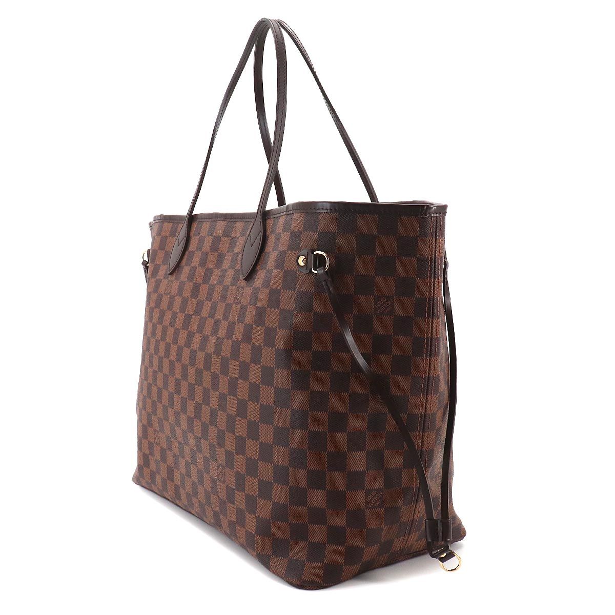 美品 ルイ ヴィトン LOUIS VUITTON ダミエ ネヴァーフル GM トート