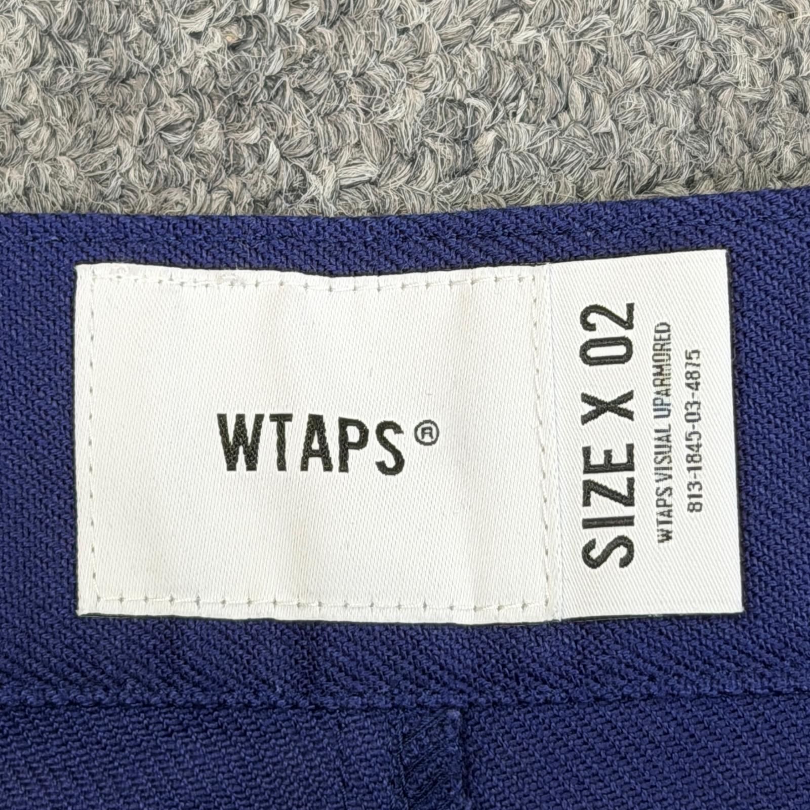 参考上代26400円 WTAPS 25SS S/S WTAPS WRKS2001 / SHORTS タックショーツ ハーフパンツ ダブルタップス 251TQDT-PTM07 ブルー 2 （12937M） 参考上代26400円 WTAPS 25SS S/S WTAPS WRKS2001 / SHORTS タック