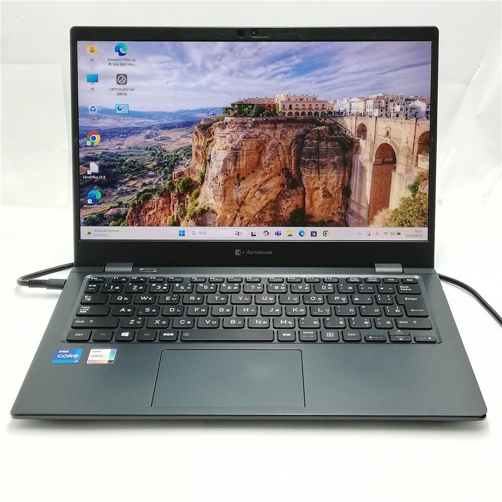 高性能 Wi-Fi有 タッチパネル 中古ノートパソコン 東芝 G83/HS Core i7 1165G7 16GB 256GB 高速SSD 無線 カメラ Windows11 Office 即使用可