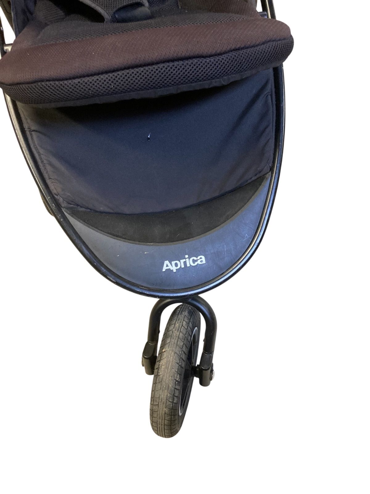 美品 Aprica AB型 スムーヴプレミアム ベビーカー 三輪 ブラックグレー