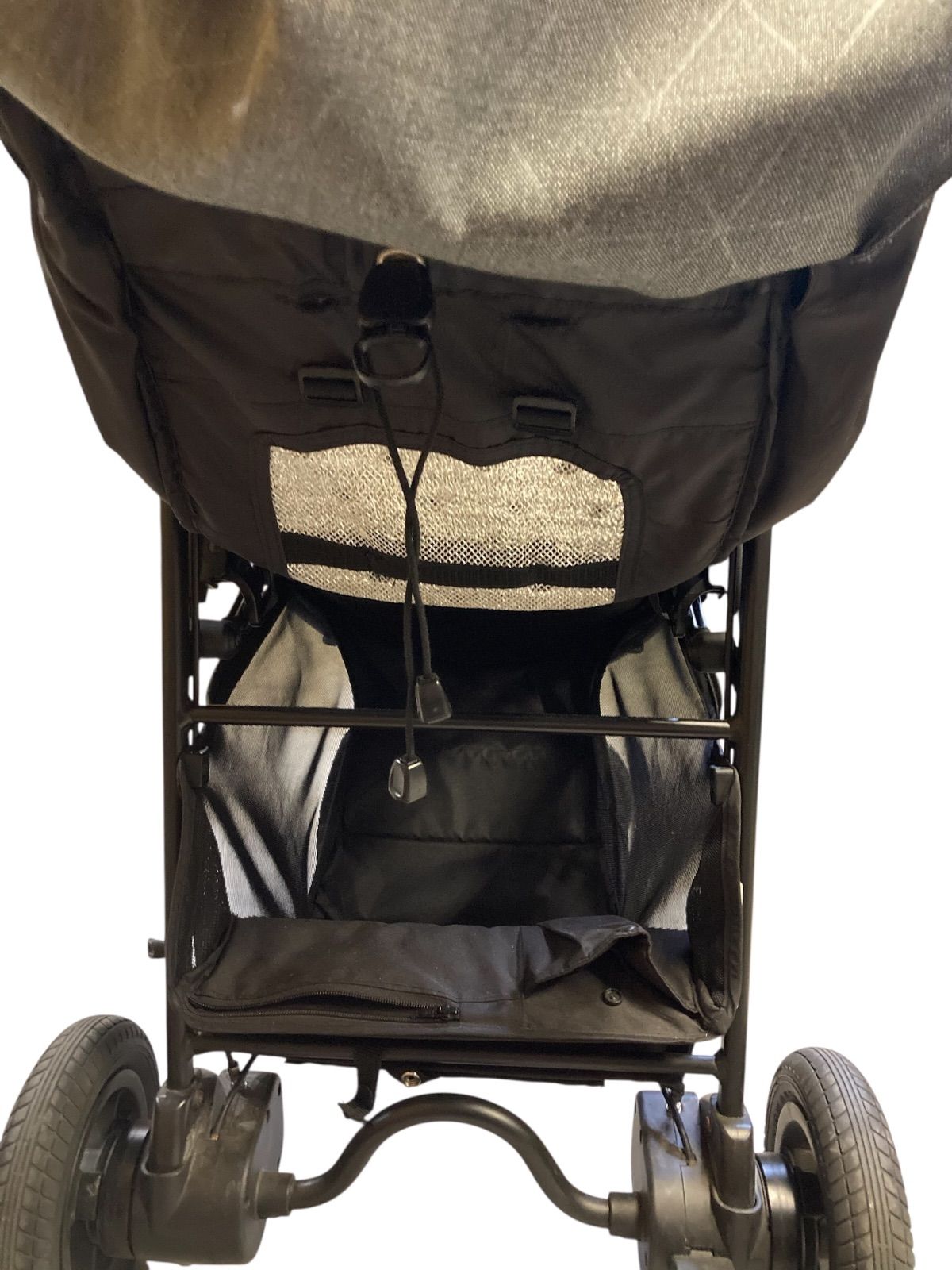 美品 Aprica AB型 スムーヴプレミアム ベビーカー 三輪 ブラックグレー