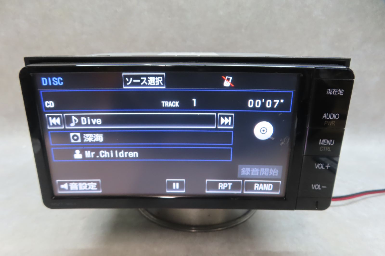 動作保証付☆F6966/トヨタ純正 NSZT-W64 SDナビ 地図2014年 地デジTV