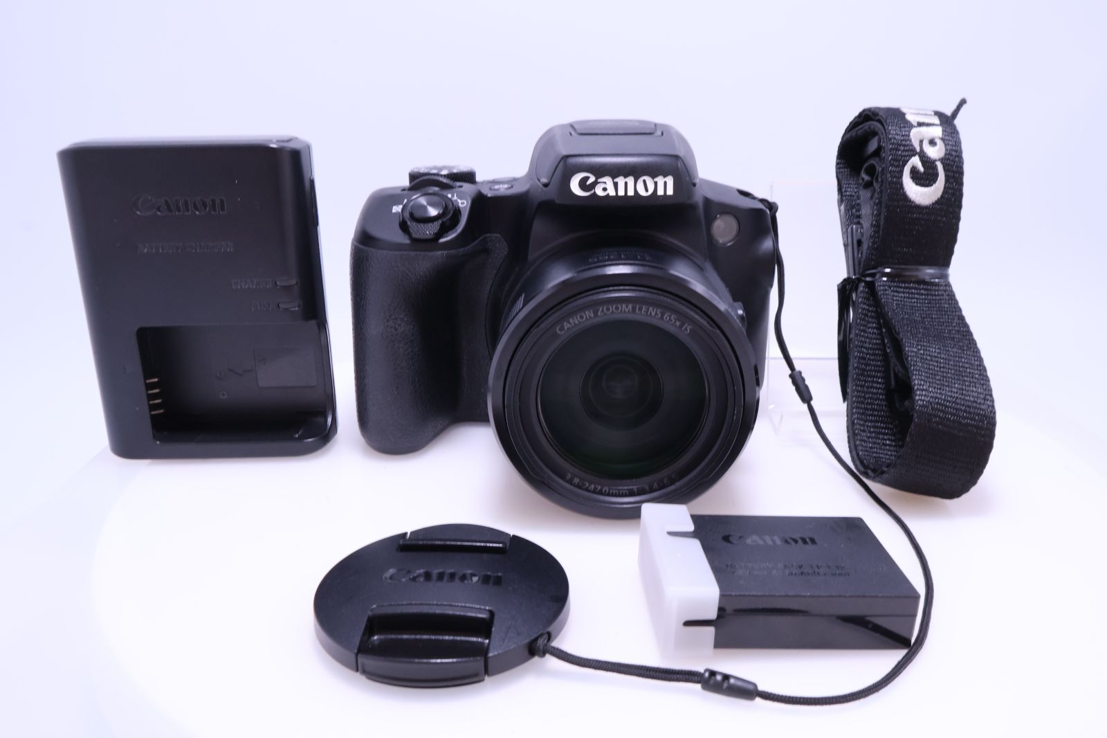 【美品】Canon PowerShot SX70 HS 光学65倍ズーム EVF内蔵 Wi-FI対応 PSSX70HS コンパクトデジタルカメラ