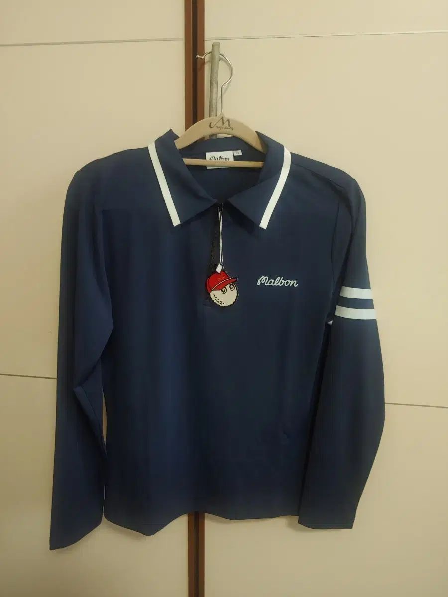 マルボンゴルフ ポロシャツ malbon golf メンズ シャツ 紺色XXL ゴルフ