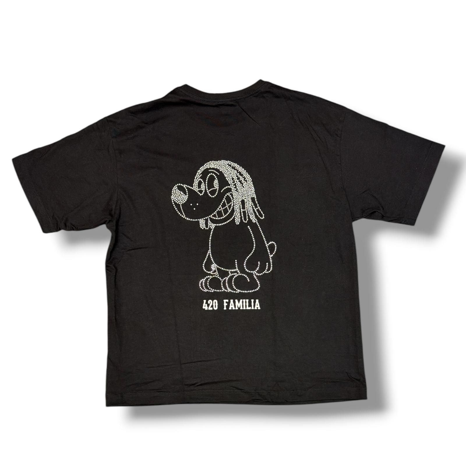 NASTY DOG Rhinestone Tee ラインストーンTシャツ スワロフスキー