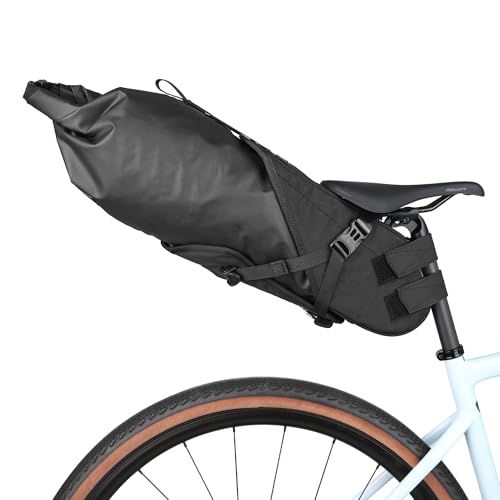 Rhinowalk 防水自転車サドルバッグ 大容量 自転車バッグ シート下バッグ 14L 防雨 マウンテンバイク ロードバイク シートバッグ 自転車バッグ プロ仕様 サイクリングアクセサリー - ブラックmt 846d4de9 10,957円