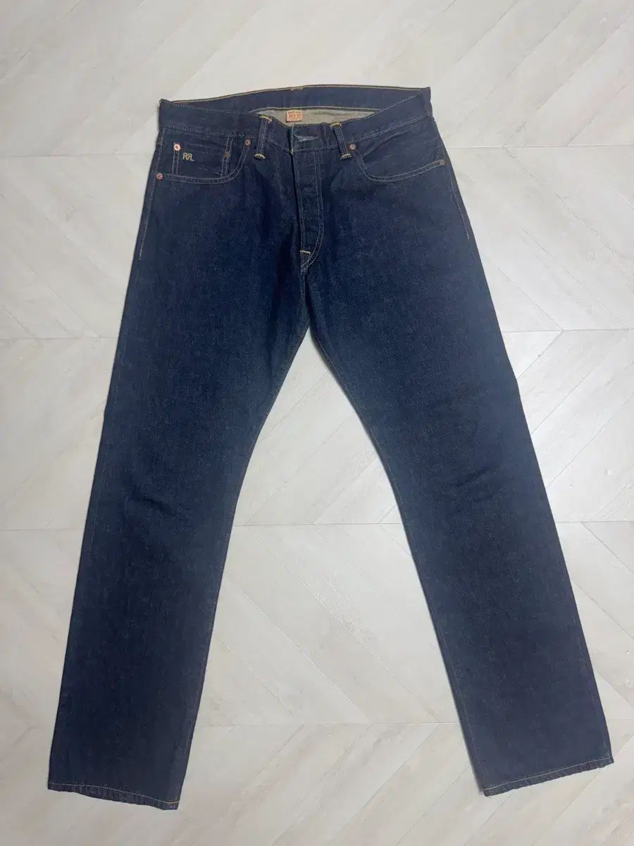 RRL(ダブルアールエル) ロー**ストレート** セルビッジ ウエスト34 丈32 ほぼ新品