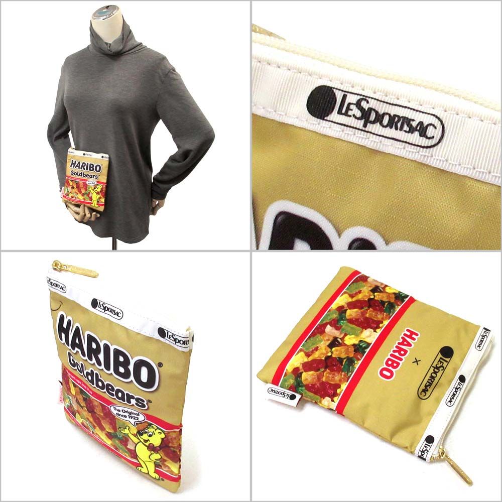 LeSportsac レスポートサック × ハリボー ゴールドベア HARIBO コラボ