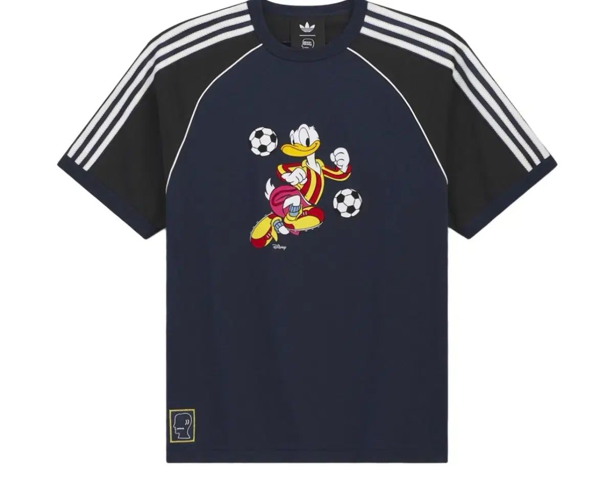 L アディダス x ブレイン デッド x ディズニー Tシャツ カレッジエイト ネイビー
