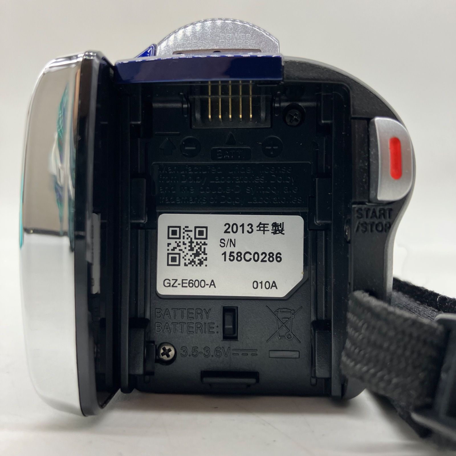 TB549【通電確認済み】JVC デジタルビデオカメラ Everio GZ-E600-A