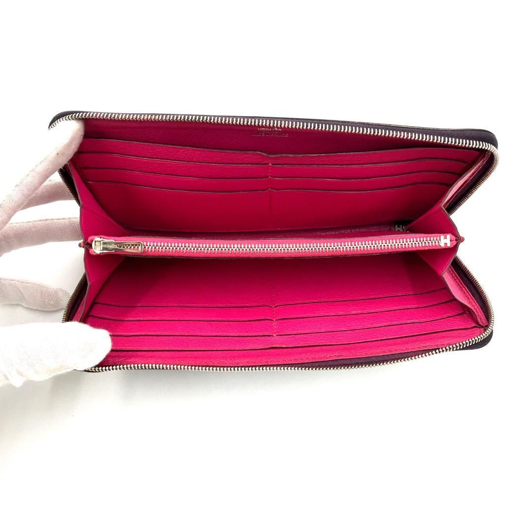 □美品□ HERMES エルメス アザップロング ロングウォレット 長財布