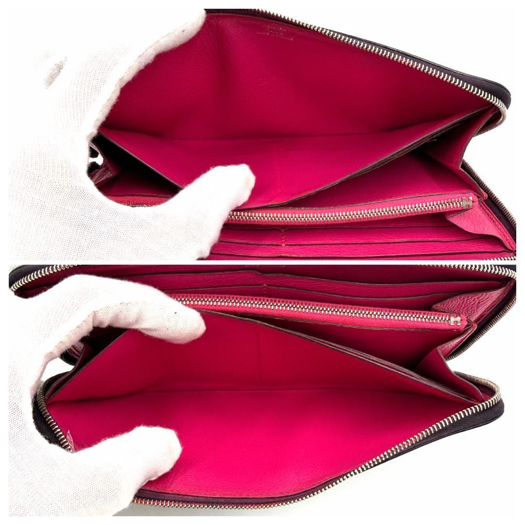 □美品□ HERMES エルメス アザップロング ロングウォレット 長財布 