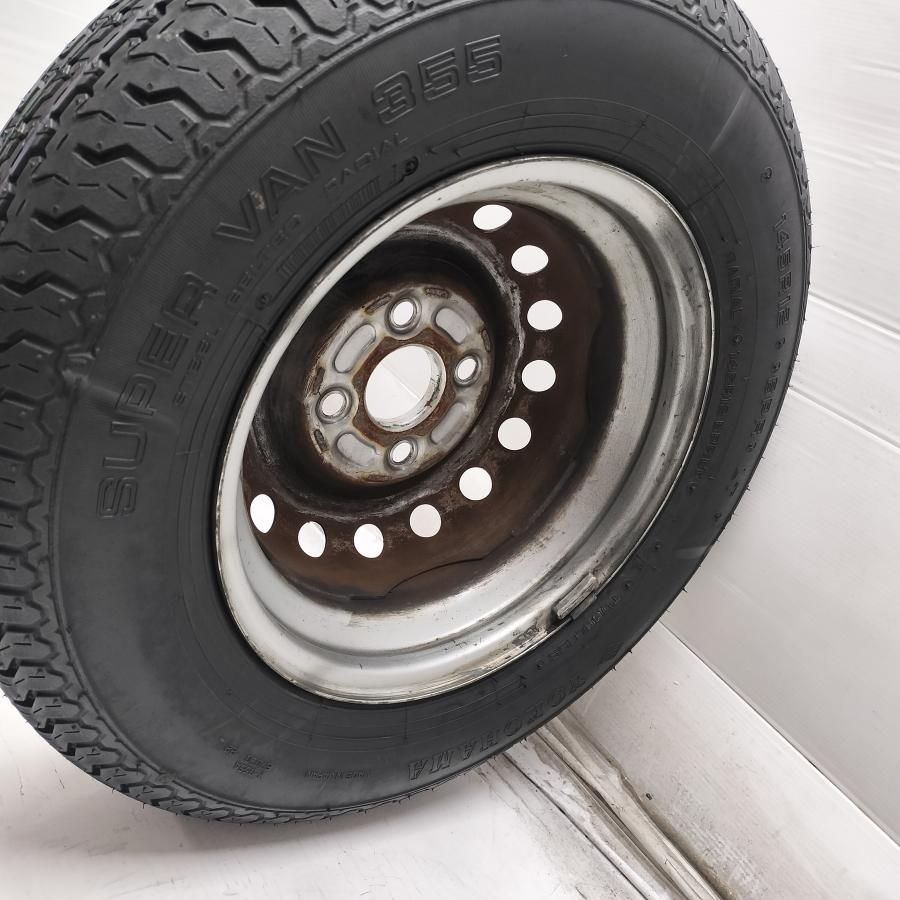 ◇配送先指定あり◇ ＜ノーマル X ホイール 1本＞ 145R12 6PR LT