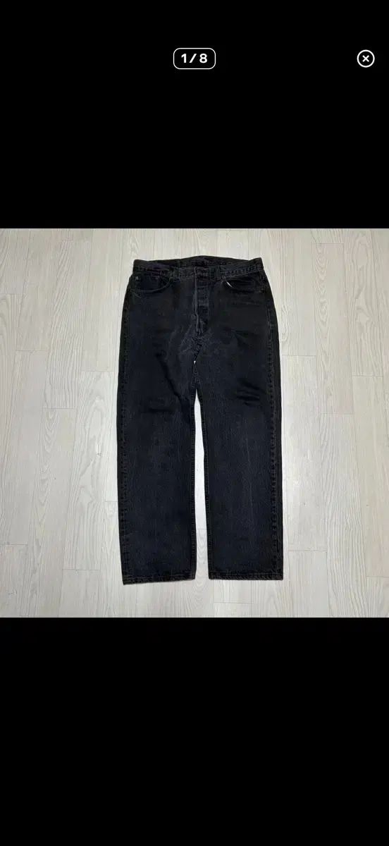 38 90s リーバイス501 ブラックデニム