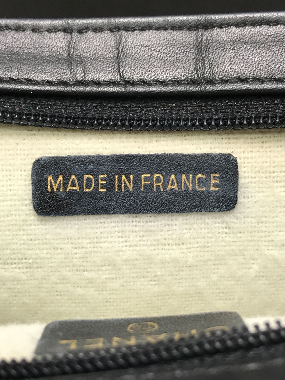 CHANEL シャネル ポーチ ビコローレ ココマーク ダブルステッチ