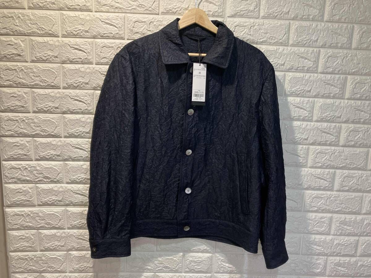 [タグ付き]JOSEPHHOMME ジョセフオム　【HIGH GRADE LINE】ブリーズリージャガード　ブルゾン　JRJILM0401 ネイビー系　サイズ46