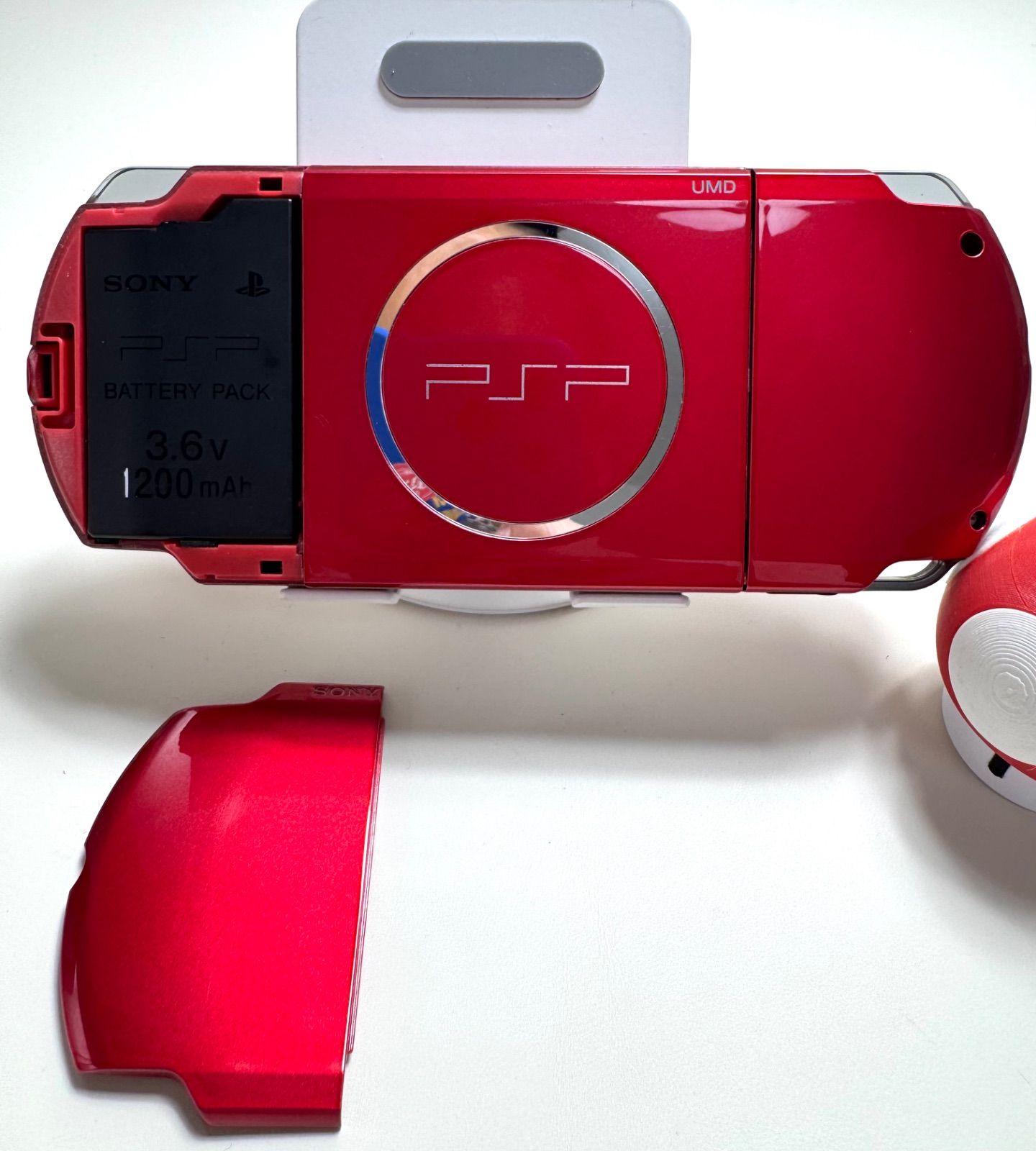 整備品】PSP-3000 フルラミネートIPS液晶 すぐ遊べるセット レッド 