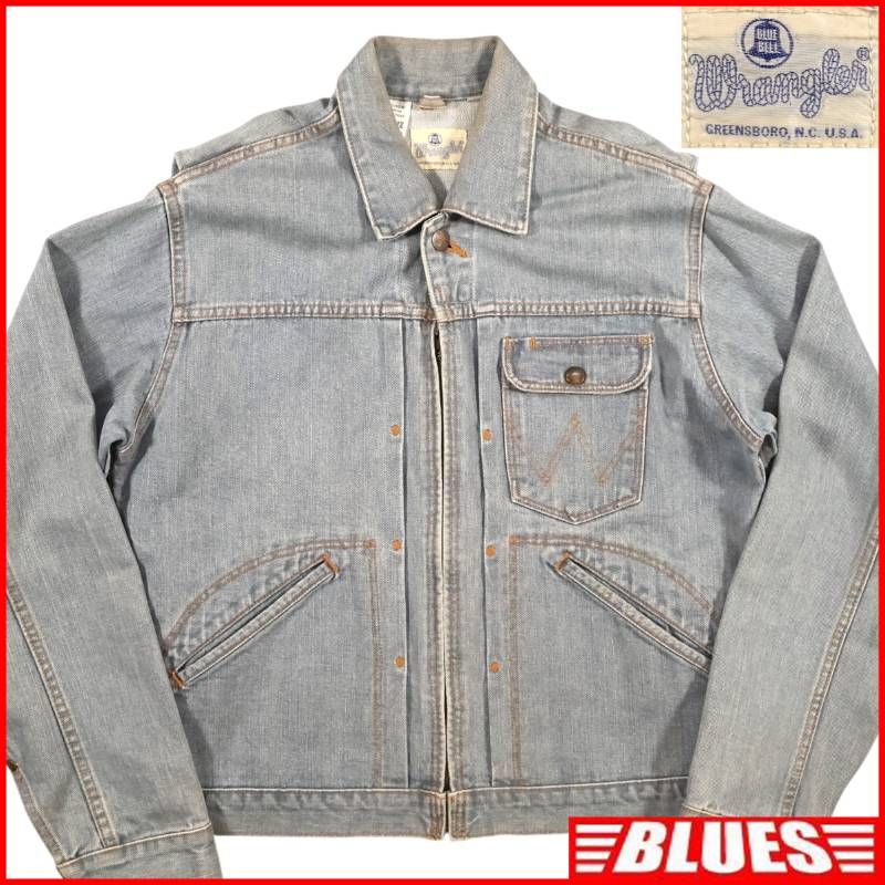 Wrangler ラングラー デニムジャケット Gジャン L ジージャン グレー