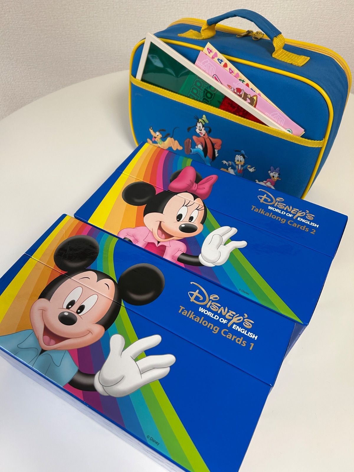 ディズニー英語教材♡トークアロングセット ディズニー英語システム DWE トークアロングカード 1・2セット