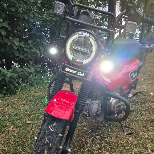Hunter Cub LOGO LEDエンブレムライト 対応車種 ホンダ CT125 HUNTER CUB ハンターカブ JA55 JA65as｜詳細画像