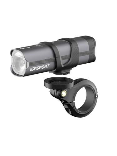 iGPSPORT 自転車 ライト スマートなロードバイク ライト 500/800/1200/1800ルーメン 4000-6700mAh大容量 自動オンオフ&リモコン制御可能「バッテリー残量」と「航続時間予測」6つ調光モード 速度連動自動調光 0278bbfb
