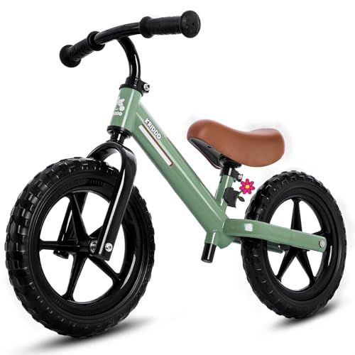 KRIDDO 幼児用 ペダルなし自転車 キックバイク 2～5歳向け デュアルベアリングで滑らかな走行 かわいいプレートデザイン サドルとハンドルバーの高さ調整が可能 2～3歳へのプレゼントに最適pms 9e38346a 7,053円