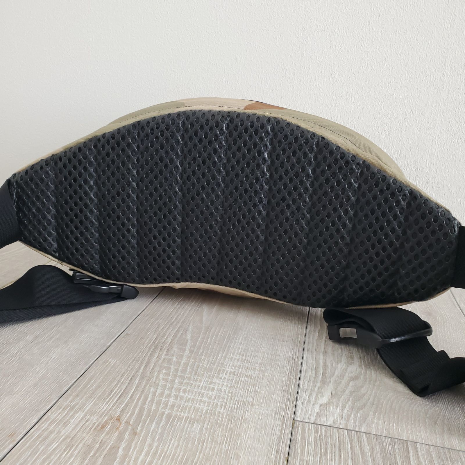 GREGORYグレゴリー□美品 1990-2000s USA製 旧ロゴ デザートカモ柄 