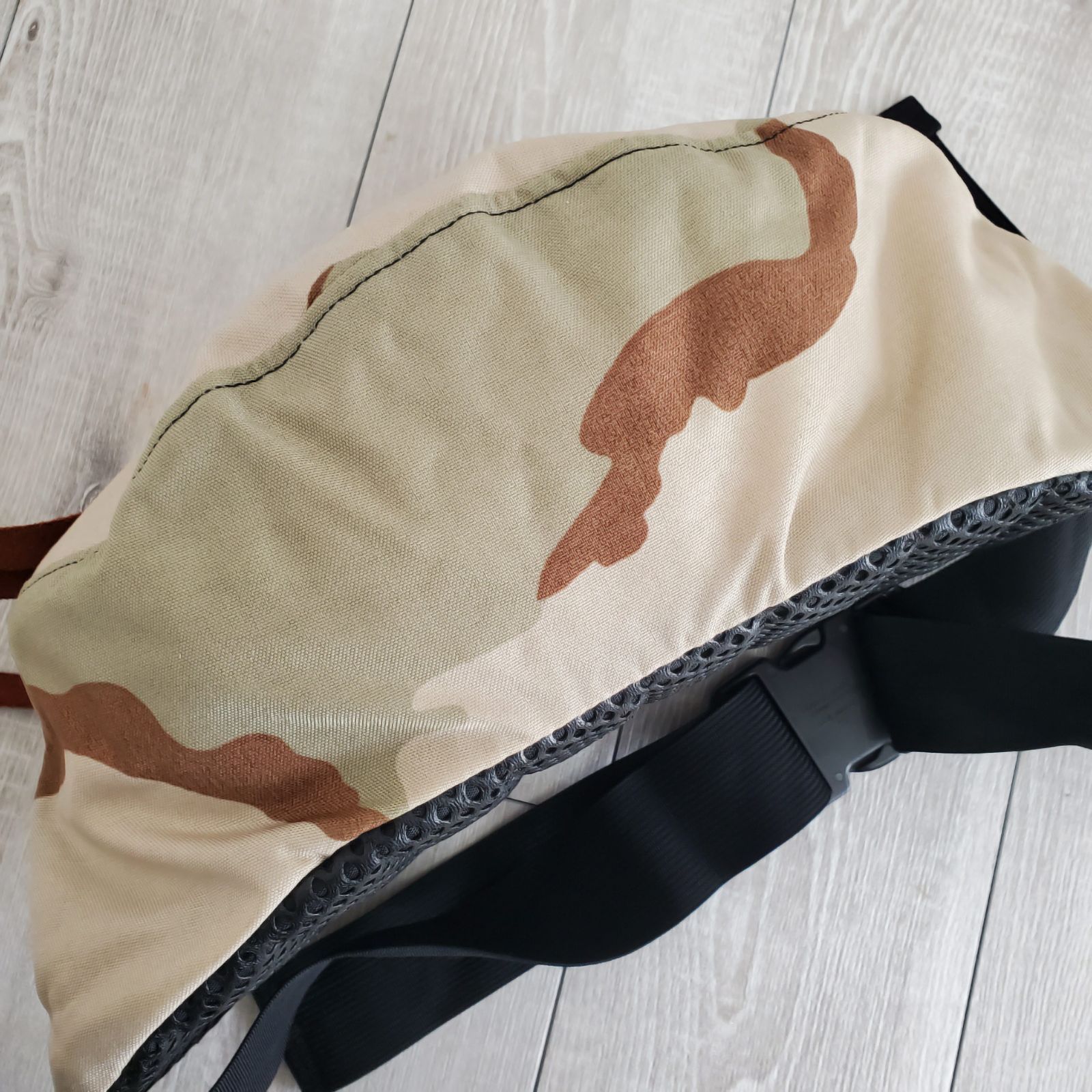 GREGORYグレゴリー□美品 1990-2000s USA製 旧ロゴ デザートカモ柄 