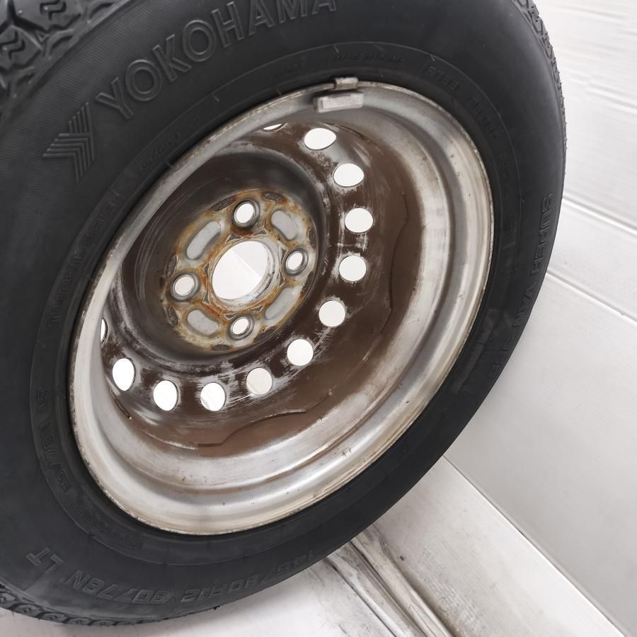 ◇配送先指定あり◇ ＜ノーマル X ホイール 1本＞ 145/80R12 LT