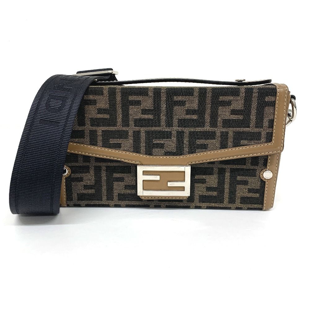 IT339441 フェンディ ショルダーバッグ 2WAY ソフトトランク バケット ズッカ 7VA565 メンズ FENDI 中古 93,775円