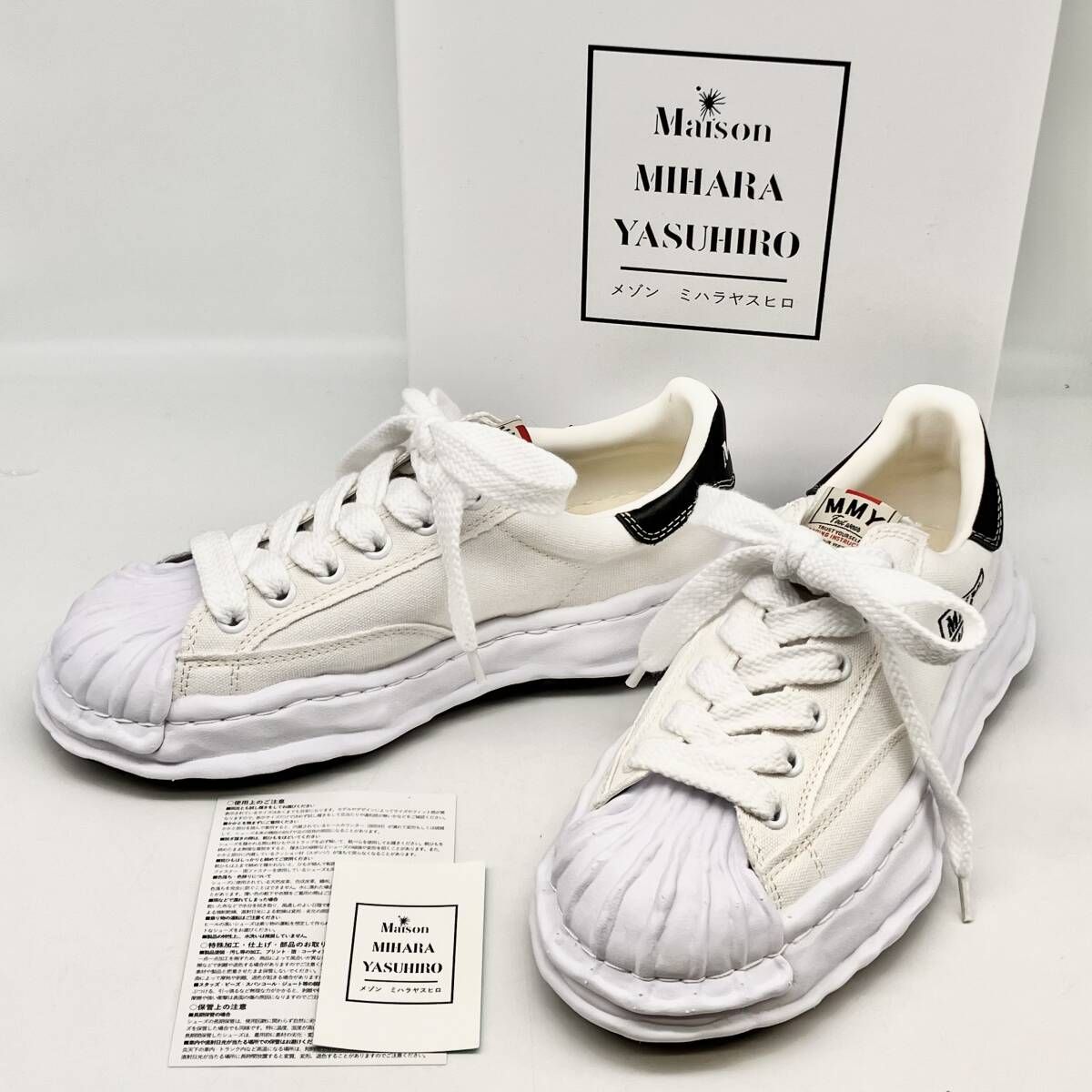 Maison MIHARA YASUHIRO BLAKEY OG Sole Canvas Low-top Sneaker Black メゾンミハラヤスヒロ ブレイキー OG サイズ25.5㎝