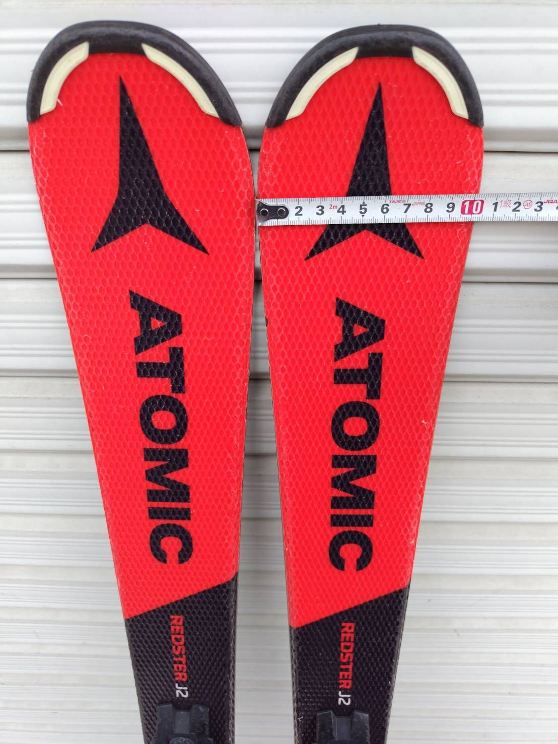 ATOMIC REDSTER J2 110cm/ジュニアスキー板/ビンディング付き！ - メルカリ