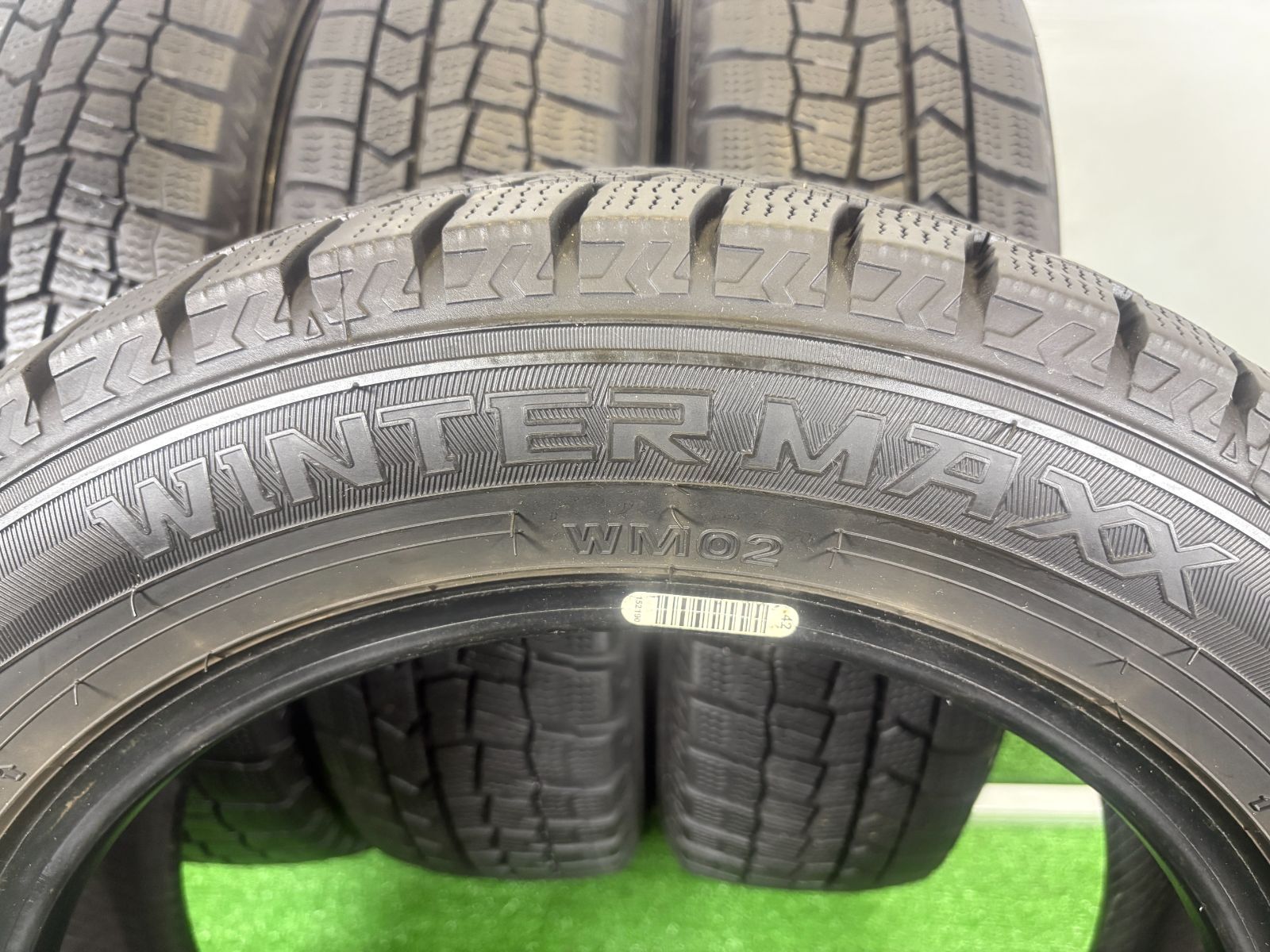 送料無料☆155/65R14 ダンロップ WM02 2020年製 4本 冬 タイヤ