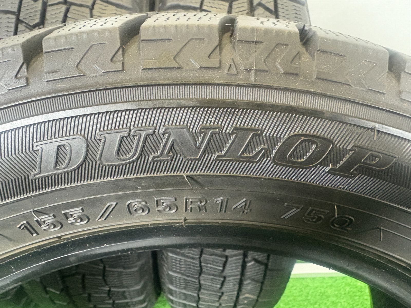 送料無料☆155/65R14 ダンロップ WM02 2020年製 4本 冬 タイヤ