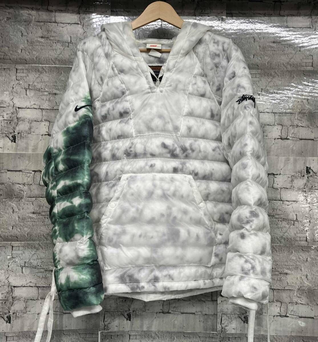 NIKE STUSSY INSULATED PULLOVER JACKET ダウンジャケット サイズS