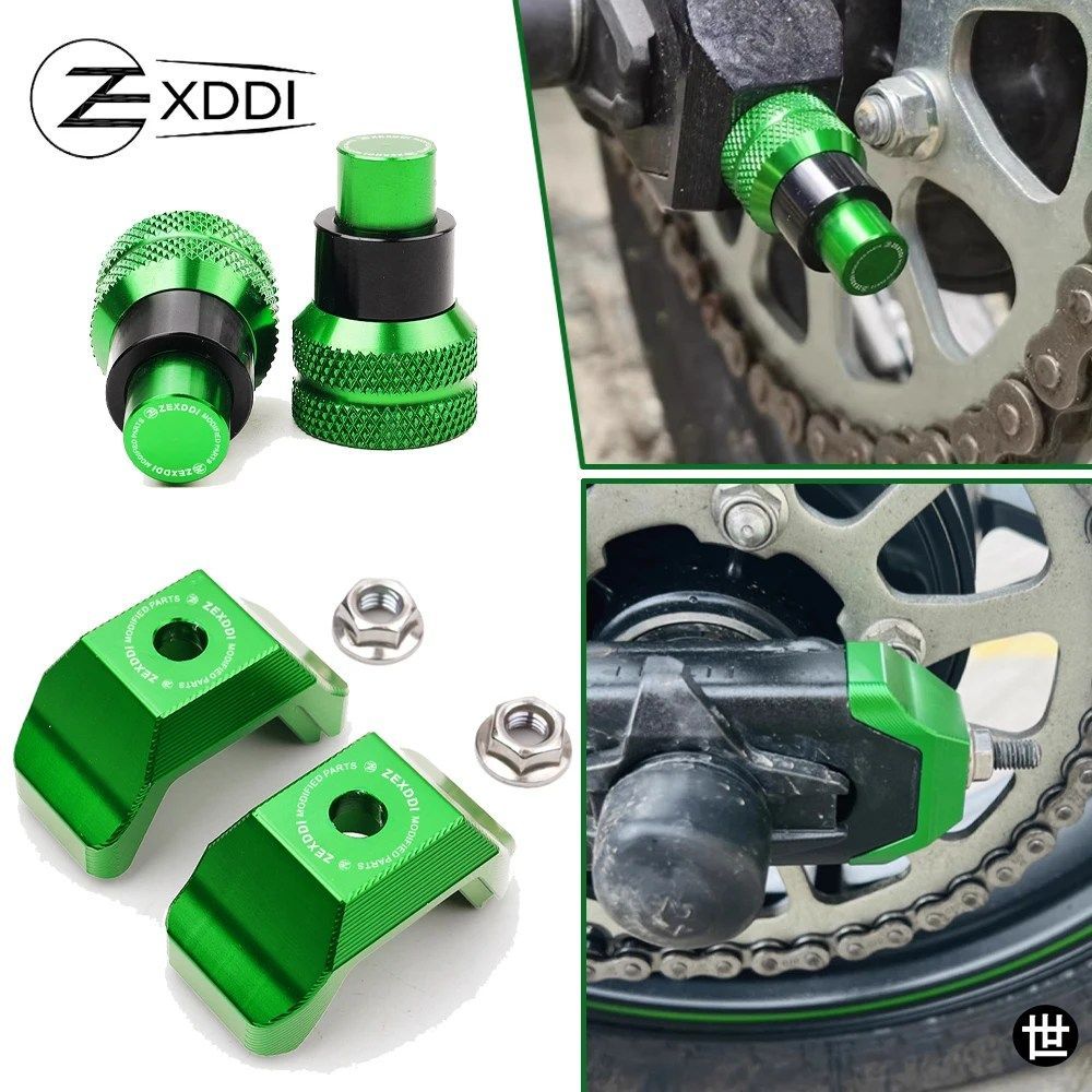 カワサキ Z650 Z 650 NINJA650 NINJA 650 用 オートバイトリムスクリューカバーチェーンアジャスタースイングアームエンドキャップアクセサリー
