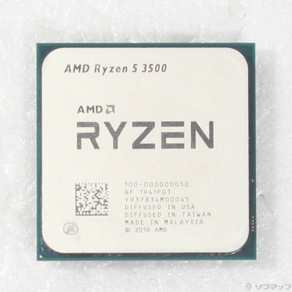 ソフマップ 〔中古品〕 Ryzen 5 3500 〔3.6GHz／SOCKET AM4〕【377】