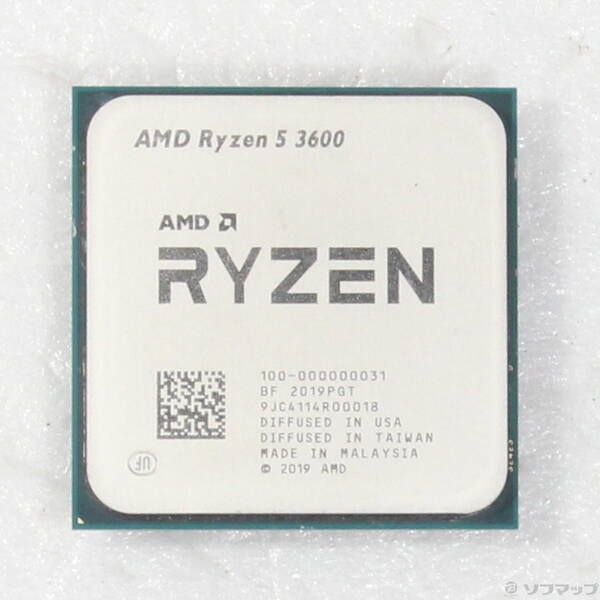 ソフマップ 〔中古品〕 Ryzen 5 3600 〔3.6GHz／SOCKET AM4〕【377】