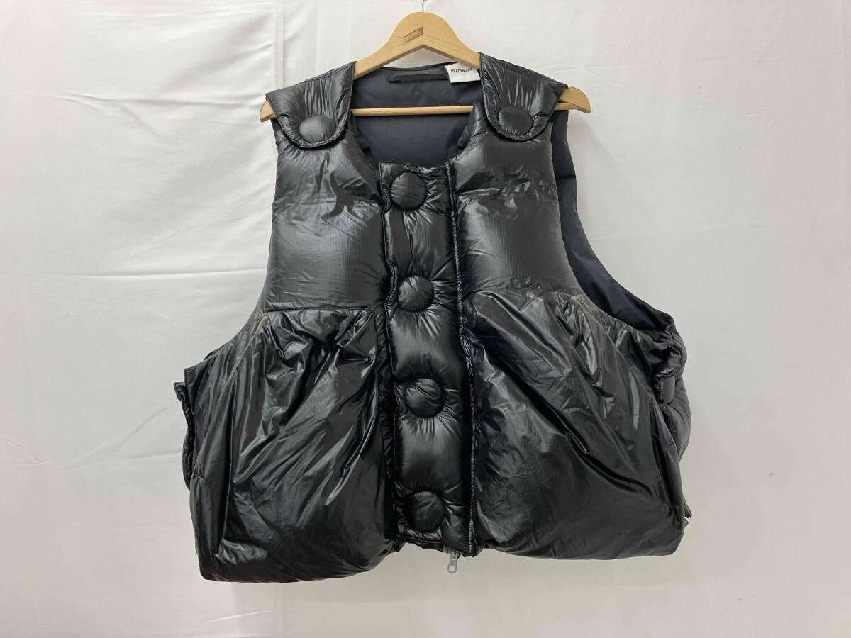 【未使用】READYMADE レディメイド ダウンベスト　ブラック READYMADE レディメイド DOWN VEST ダウンベスト ベスト ダウン サイズ