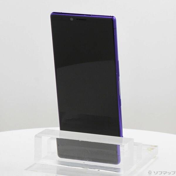 中古】Xperia 1 64GB パープル SOV40 SIMフリー - メルカリ