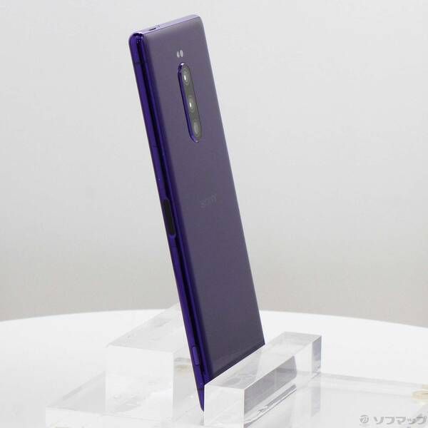中古】Xperia 1 64GB パープル SOV40 SIMフリー - メルカリ