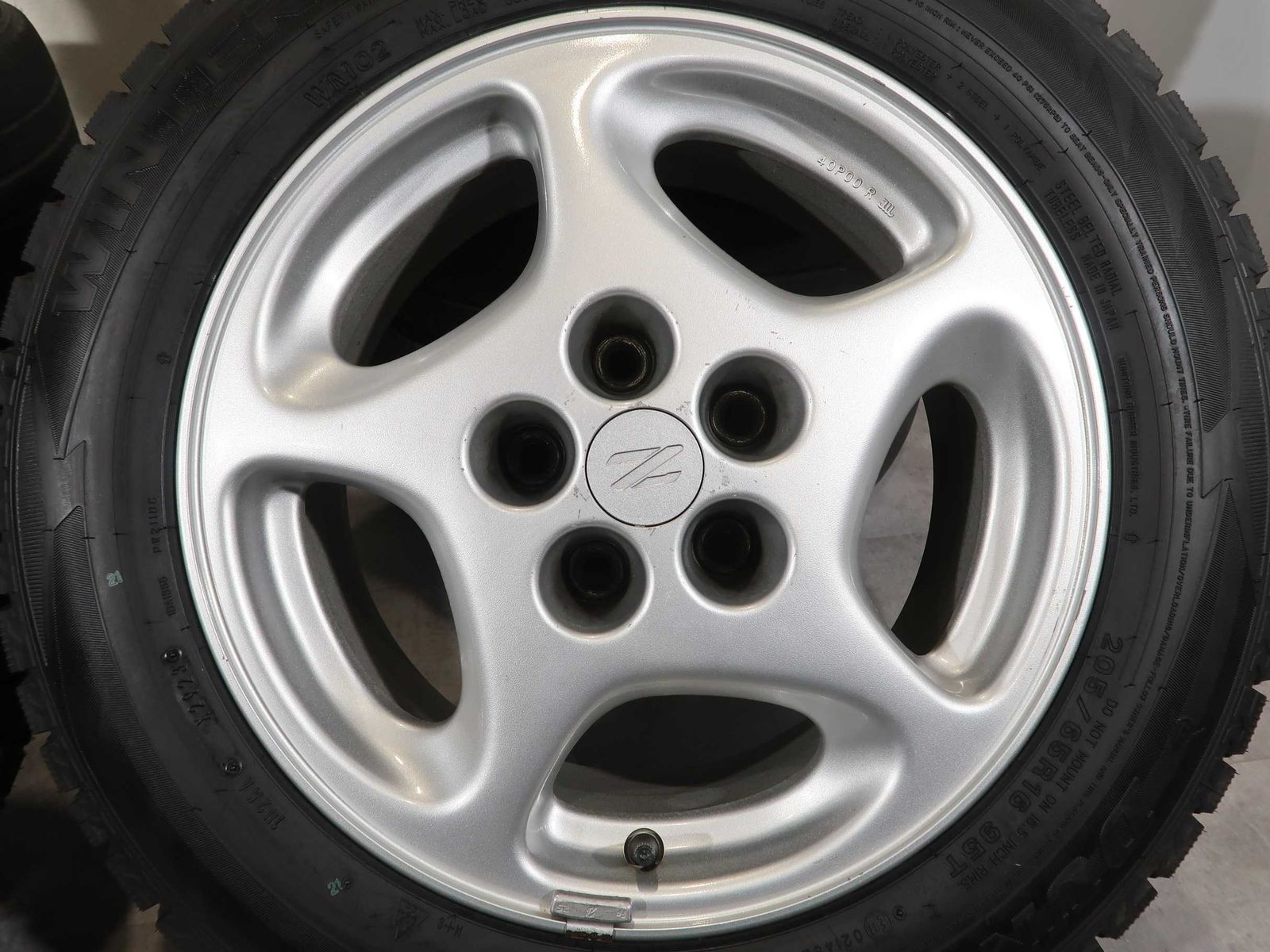 4本 日産 Z32 フェアレディZ 純正 16インチ 7.5J +45 5H PCD 114.3